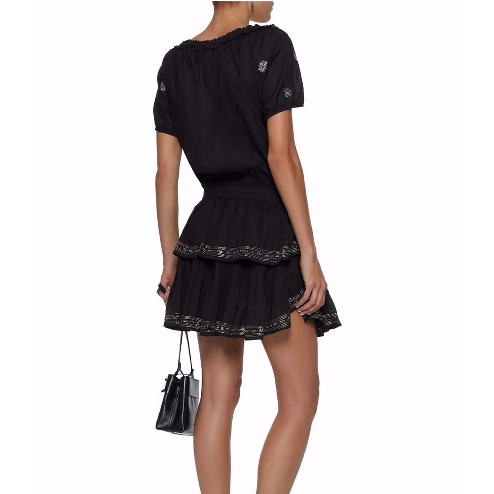 Loveshackfancy Black Popover Sz 1 - image 2